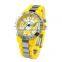 FT1323_YW 3 eyes PC band japan movt quartz watches men