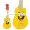 new products 2015 educational music toy yellow colour 6 string 3 years' old child play fuuny wooden musical instruments guitar
