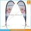 Custom teardrop flag pole,cheap feather flag for advertising