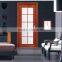 100% solid wood simple design for wood bedroom door glass with compeitive price