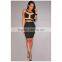 women 2 piece set clothing sexy clubwear bandage dress 2016 short party dress