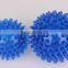 pvc hand small spiky massage ball can not inflatable