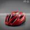 custom colorful in-mold safety sport bike skating bicycle helmet