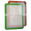 Silicone baking mat with fiberglass increasing the use life