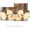 Marble Style Classical Full Copper Luxury Decorative Lighting Chandelier 608-8+4W