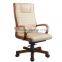Executive Geniune Leather wooden office chair