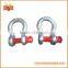 Electro Galv. Rigging Hardware European Screw Pin Chain Shackle