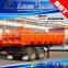 Double axles hydraulic cylinder 50 ton tipping semi trailer with top cover sale