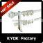 KYOK Antique design aluminum curtain poles,wood color aluminum alloy curtain poles,plastic curtain rings