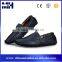 Hot Sales New Trend Round Toe Genuine Leather Driving Loafer Men Fancy Shoes