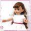 Cute American girl doll PVC cheap baby doll 18 inch for kids