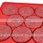 High Quality Round Silicone Burger press Mold 8 in 1 Circular Compartments for Patties, Cookies, Hash Browns, Cutlets