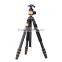 Q1000 20KG Load 1645mm zomei aluminum camera tripod 28mm dia legs digital slr video photography project heavy duty camera tripod