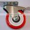 Mediu size PU hand trolley wheel