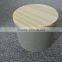 biodegradable cardboard cylinder box with wooden lid
