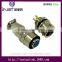 INST XS 9pin metal srcew waterproof airplug connector
