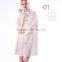 Summer Fashion Lady Lace Breathable Transparent Raincoat With Hood