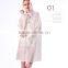 summer fashion lady lace breathable transparent raincoat with hood