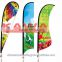 Hot selling outdoor customized advertising sail flag pole