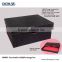 Mock coro faux leather storage box-Collapsible