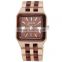 square wood High quality wooden watches 2016 watch for hot selling