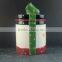 lovely christmas snowman design ceramic cookie jar,ceramic storage jar