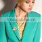 Beauty Snowy X'mas Palm Tree Brooch With Multicolor Rhinestone Snow