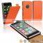 Filp up and Down Real Cow Leather Mobile Phone Case for Nokia Lumia 830