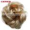 synthetic clip on messy hair bun extension chignon hair piece wig                        
                                                Quality Choice