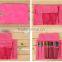 pencil case bag for brushes, Rolling folding pencil bag;New design canvas folding roll pencil bag/ pen bag /pencil case