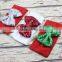 Sequined Bow Christmas Hairbands Solid Color Newborn Baby Girl Headband Soft Cotton Hair Bow Hairband Christmas Gifts For Kids