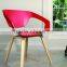China Supplier Wooden Material Chair Dining Chairs with Armrest