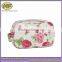 Flower Printed Hanging Waterproof Beautiful Canvas Cosmetic Bag
