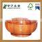 Chinese Factory Cheap Handmade Unfinished Natural Wooden Olive Round Bowl Salad Bowl