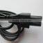 6-Feet 18AWG Figure 8 Shape AC Power Cable without Polarized C-7/1-15P, Black