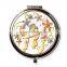 Wholesale Double-sided Pocket Mirror/silver Plated Mirror/makeup Mirror Decoration With Post Drill for Decoration
