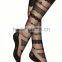 1682 30D hot sale sexy fashion jacquard silk stocking/knee high