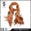 Newest design 100% acrylic Long Length Plain style scarf shawl