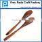 Handmade Natural Wooden Coffee Tea Spoon Kusunoki Lines Long Handle Mixing Spoon 18*2.7cm