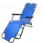 Outdoor metal beach chair/foldable beach sun bed with pillow