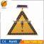 Solar traffic signs for attention to signal light sign