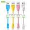 Sync and quick charging high-quality copper wire fashion colors data cable