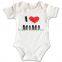 2016 i love mama i love short sleeve papa baby clothing clothes baby rompers