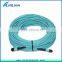 OEM 8/12/24fibers 40G/100G MTP/MPO Trunk Cables Aqua Patch Cord