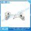 3D design silver plated blank cufflink