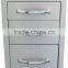 Icegreen Office Use Stainless Steel Storage Cabinet With Flush Triple Access Drawer