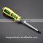 professional S2 and CRV duable high rubber handle screwdriver with tip torsion is 50-54HRC