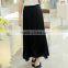 New Stylish Lady Women's Fashion Summer Solid Sexy Chiffon Long Pleated A-line Skirt