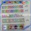 checp price new design 24row plastic rhinestone mesh