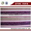 Purple and grey striped pattern manufacturer China Junma Design print Tent Fabric